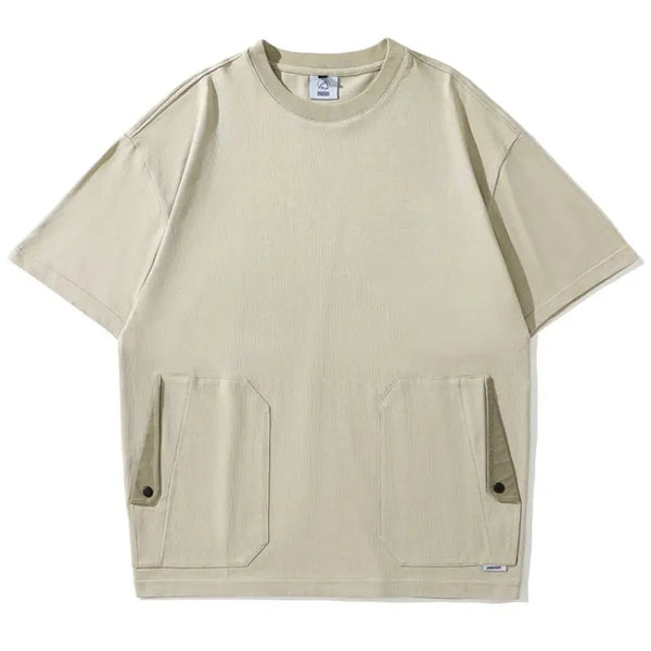 Y2k Crying angel – Mountain Large Pocket Workwear Short Sleeved T Shirts For Me