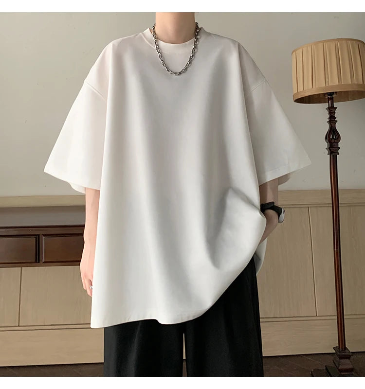 Gothic Broken heart – Summer Short Sleeved T Shirt Men Oversized Casual Round Neck