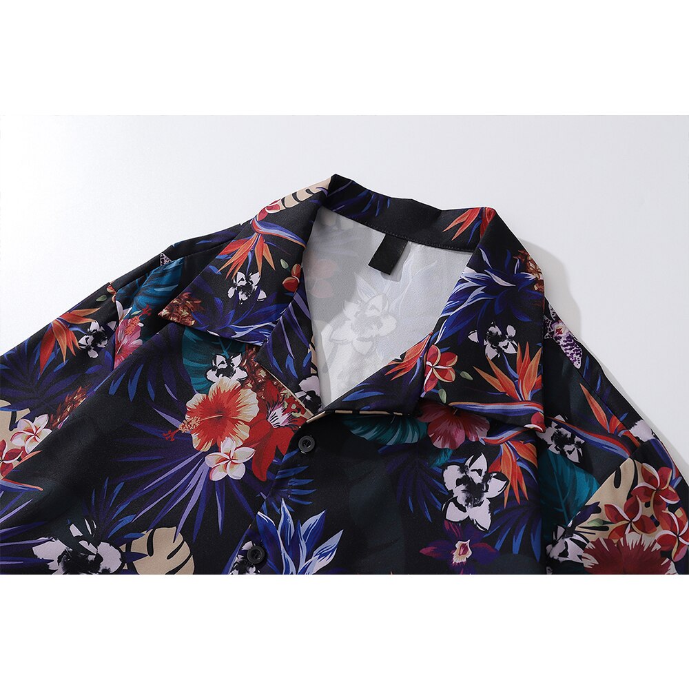 "Purple Summer" Unisex Men Women Streetwear Graphic Shirt Daulet Apparel