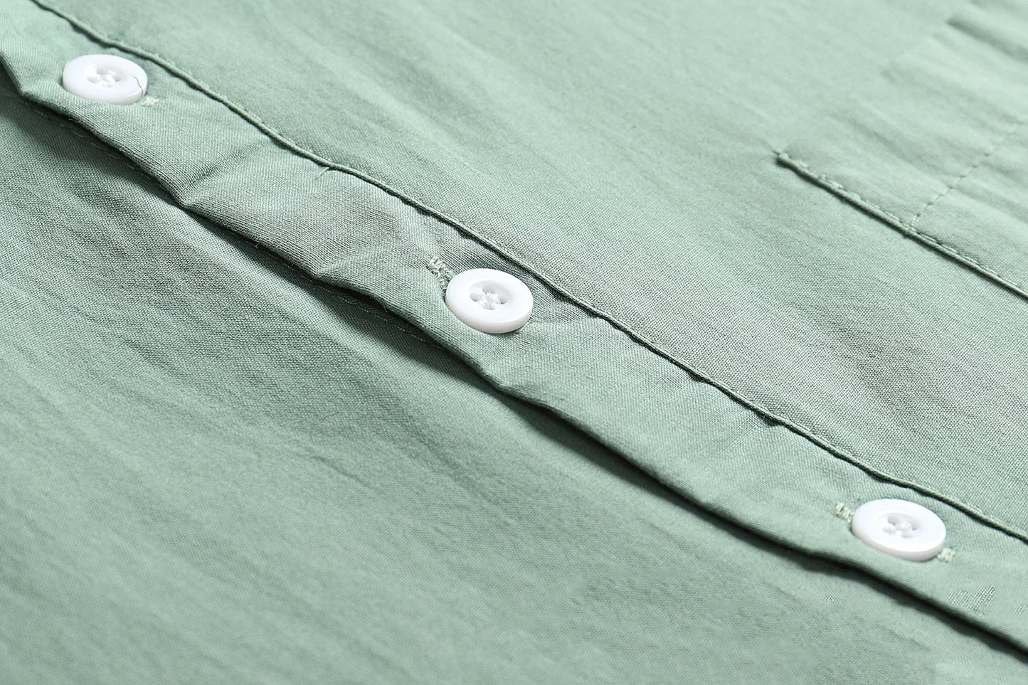 Summer Cotton-Linen Shirt Hotselling Casual Solid Shirt For Men