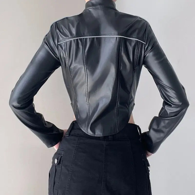 Minimalist fleece windbreaker zip-up urban oversized