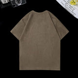 Glitchcore Oversized shirt – I Need Coffee Graphic Print Short Sleeve T Shirts Hombre Y2K
