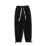 rainbowtouches men jeans fashion classic brand men wide legs elastic concise jeans casual trousers retro style boy loose pants unique jeans style 3150