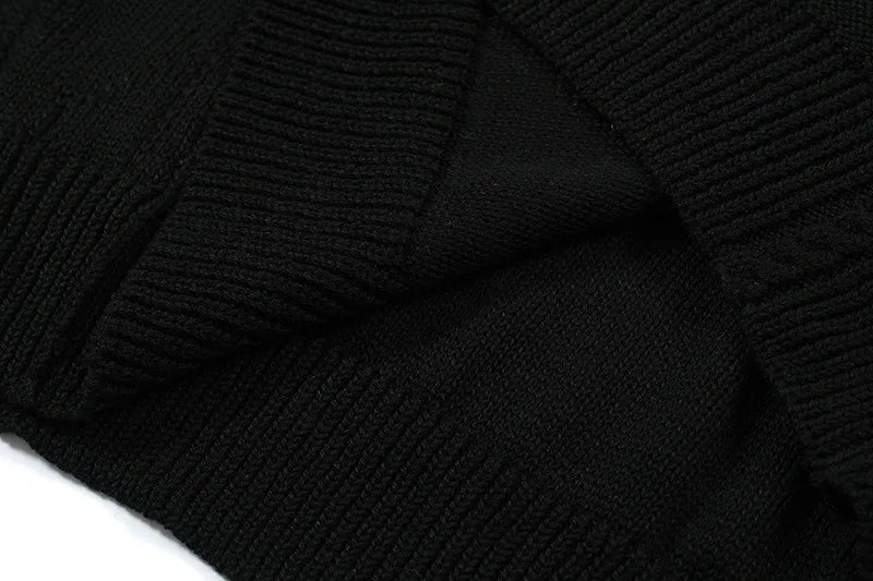 grunge oversized flame jumper built for warmth and edge, essential for winter street style, men’s streetwear clothing piece f