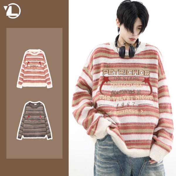 minimalist knit jumper, daily wear essential, trendy urban fashion top for men, layered streetwear look