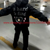 Autumn And Winter American Heavyweight Vintage Long Sleeved Fleece Hoo