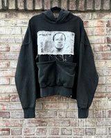 American High Street Fashion Letter Cartoon Portrait Embroidered Overs