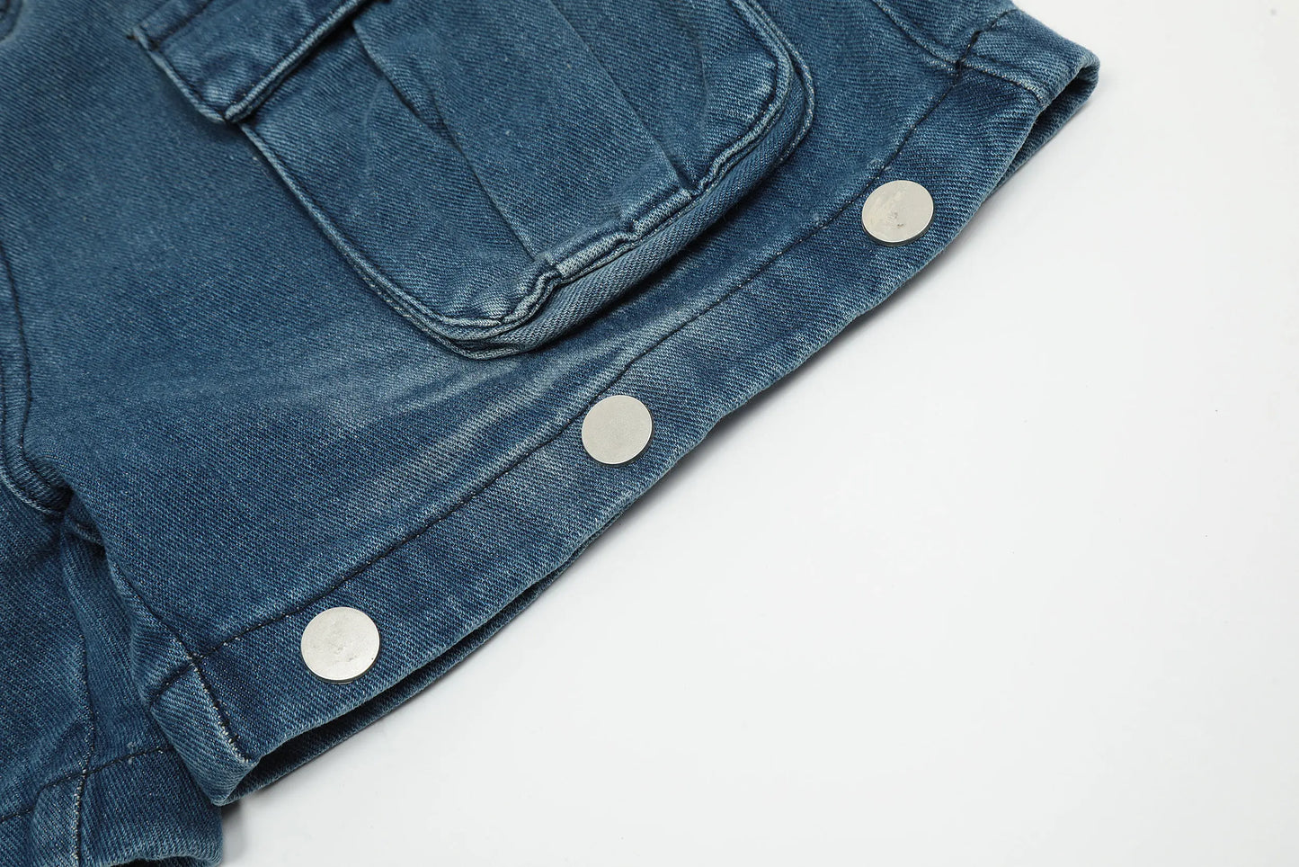 american retro buttons detachable design wide cargo jeans mens womens straight leg pants hip hop washed jeans overall 2023 unique cargo style 923
