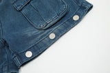 american retro buttons detachable design wide cargo jeans mens womens straight leg pants hip hop washed jeans overall 2023 unique cargo style 923