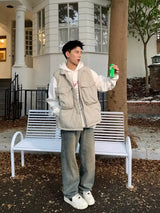 oversized grunge coat, photo-ready drip, for men, fall streetwear outfit, oversized style, layered fashion, modern aesthetic, graphic detail