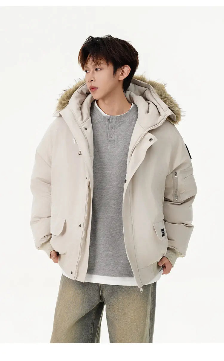 leather varsity coat, fall fit essential - trendy urban streetwear fashion for men and women