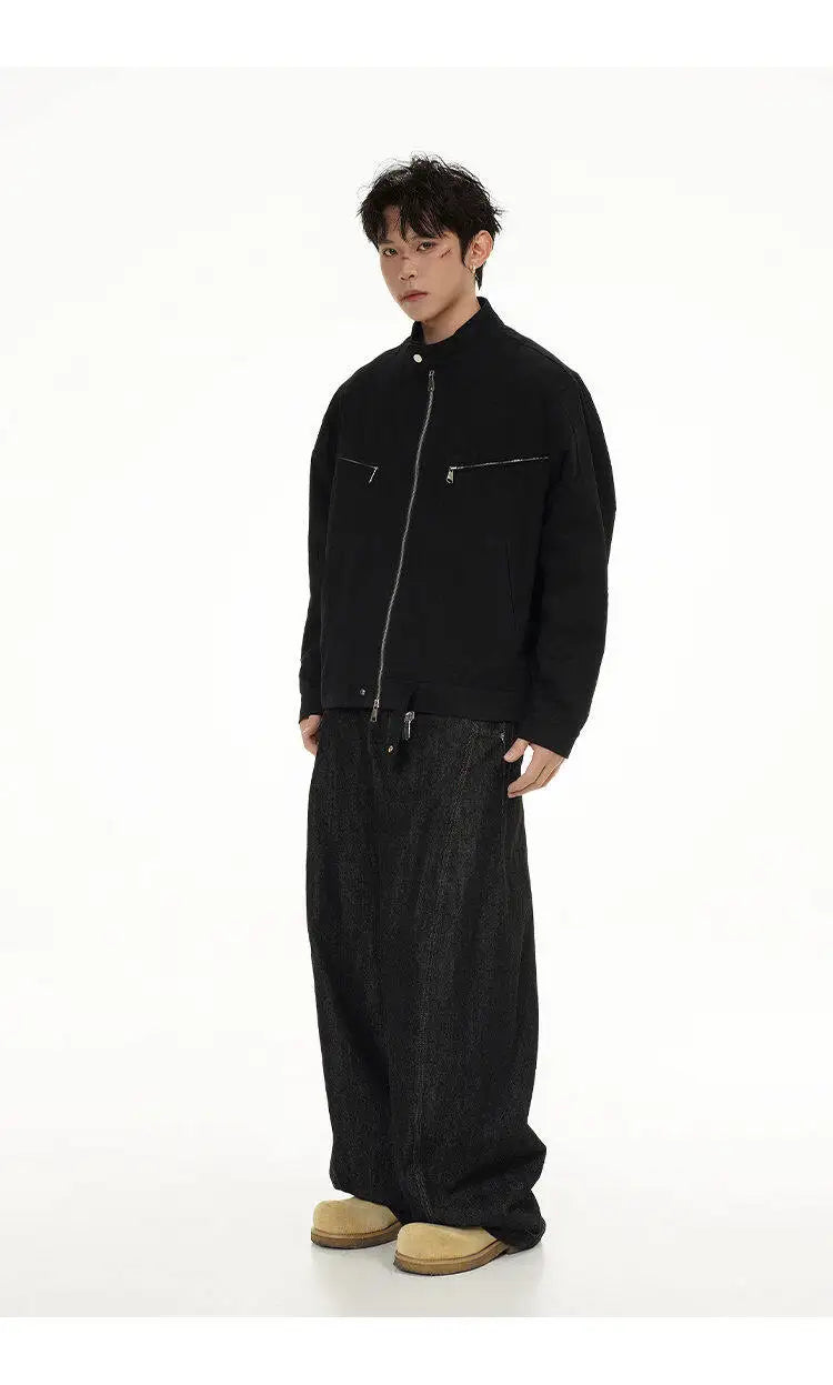 techwear bomber jacket, urban fit, men's streetwear fashion, trendy oversized fit, urban techwear design, modern hip hop styl