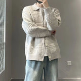 grunge knit pullover for fall and winter, oversized aesthetic with urban style, mens fashion layer for modern streetwear coll