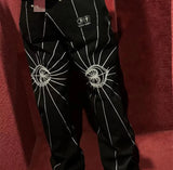 2024 brand new thug club denim zipper slim fit straight pant jeans cotton denim pants comfort casual jeans size 1 2 3 u30 unique jeans style 3328