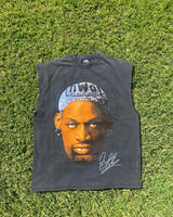 Y2k Vintage t-shirt – American Fashion Hip Hop Letter Print Sleeveless T Shirt Men