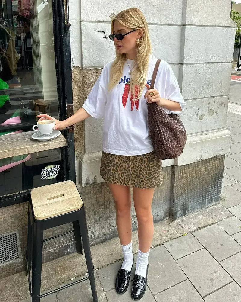 Y2k Graphic tee – Harajuku All Cotton Material Graphic Oversized T Shirts Goth