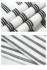 Gothic Vintage print – Summer Striped Short Sleeved New Japanese Casual Cotton Loos