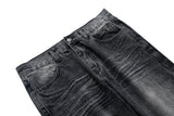 streetwear black washed ripped baggy flare jeans pants for men and women straight ropa hombre loose casual denim trousers unique jeans style 4293