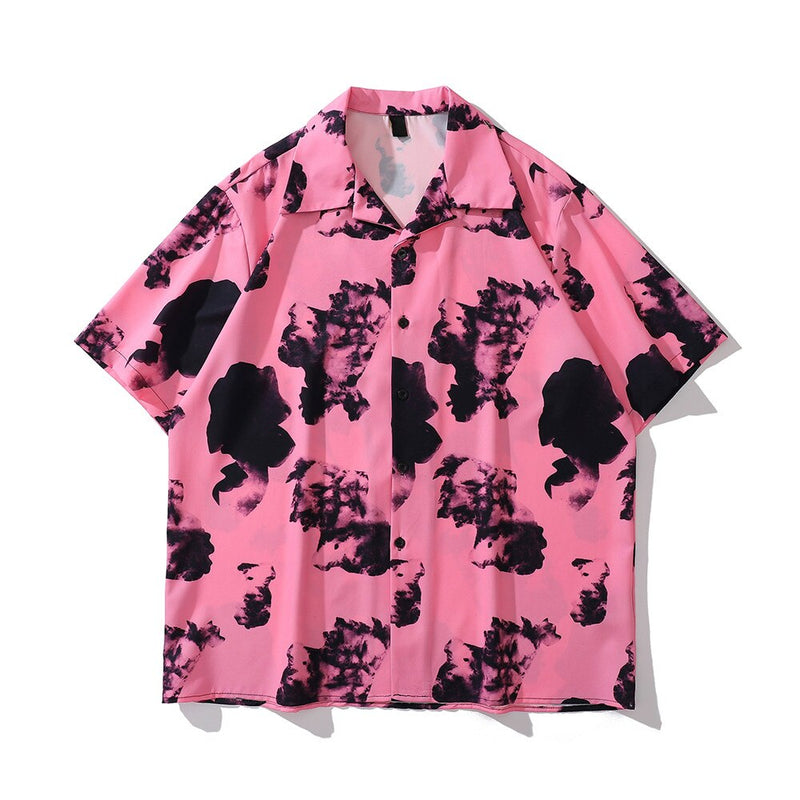 "Pink Clouds" Unisex Men Women Streetwear Graphic Shirt Daulet Apparel