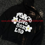 2024 New Autumn Winter Vintage Long Sleeved Hoodie American Heavyweigh
