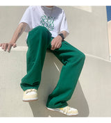 4 colors baggy jeans men fashion casual wide leg jeans men streetwear loose hip hop straight denim pants mens trousers m 2xl unique jeans style 4042