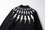 Zip-up hooded vintage minimalist graffiti high fashion
