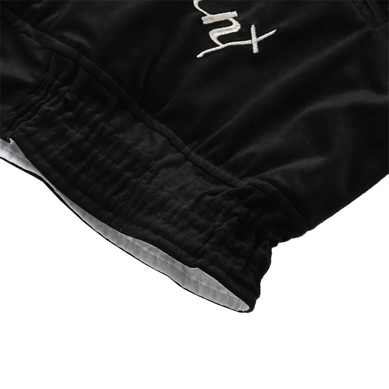 streetwear jacket featuring kanye co branded commemorative high quality heavy industry fully embroidered cotton winter jacket for men and women design – premium quality jacket for men