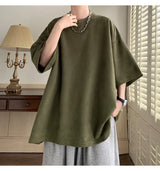 Gothic Broken heart – Summer Short Sleeved T Shirt Men Oversized Casual Round Neck