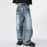 vintage blue baggy jeans man loose straight denim pants harajuku hip hop jeans trousers men urban skinny jeans