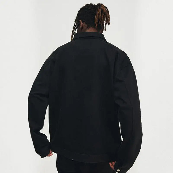 grunge oversized outerwear, photo-ready streetwear, men's streetwear fashion, oversized urban jacket, high quality cold-weath