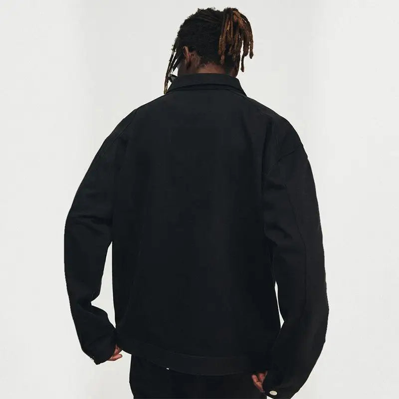 grunge oversized outerwear, photo-ready streetwear, men's streetwear fashion, oversized urban jacket, high quality cold-weath