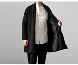 zip-up minimalist jacket, cold-season outfit - trendy urban streetwear fashion for men and women