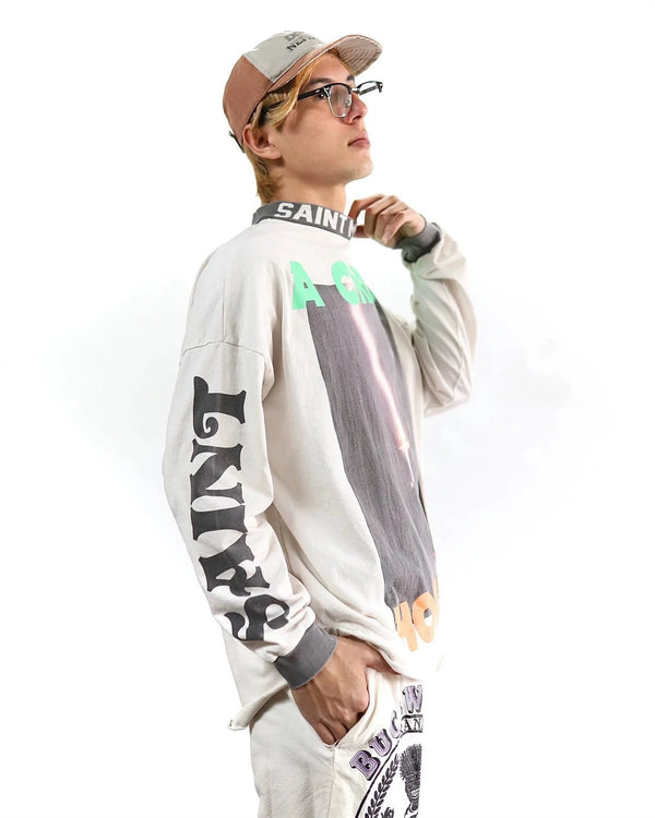 anime streetwear top featuring high street vintage retro a cheap holiday letter print fire hand thunder streetwear cotton long sleeve t shirt pullover