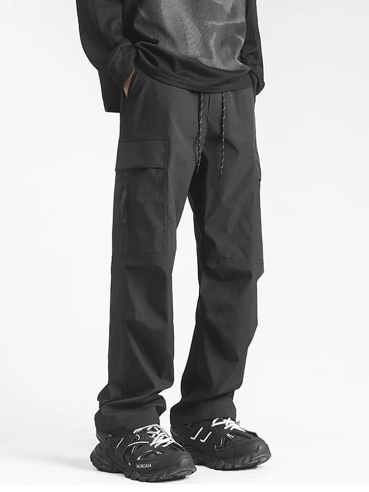 autumn mens cargo pants casual hip hop multi pocket trousers streetwear techwear sweatpants functional baggy pantalones hombre unique joggers style 226