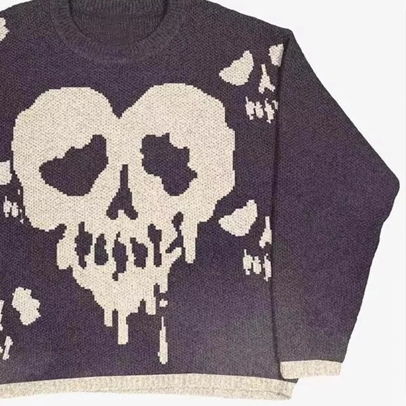 varsity knit sweater with retro streetwear styling for fall and winter outfits, ideal for men’s fashion and seasonal streetwe