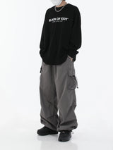 hip hop loose fit elastic waist pants fashion side pocket pants streetwear mens new spring summer casual baggy pants joggers unique joggers style 453
