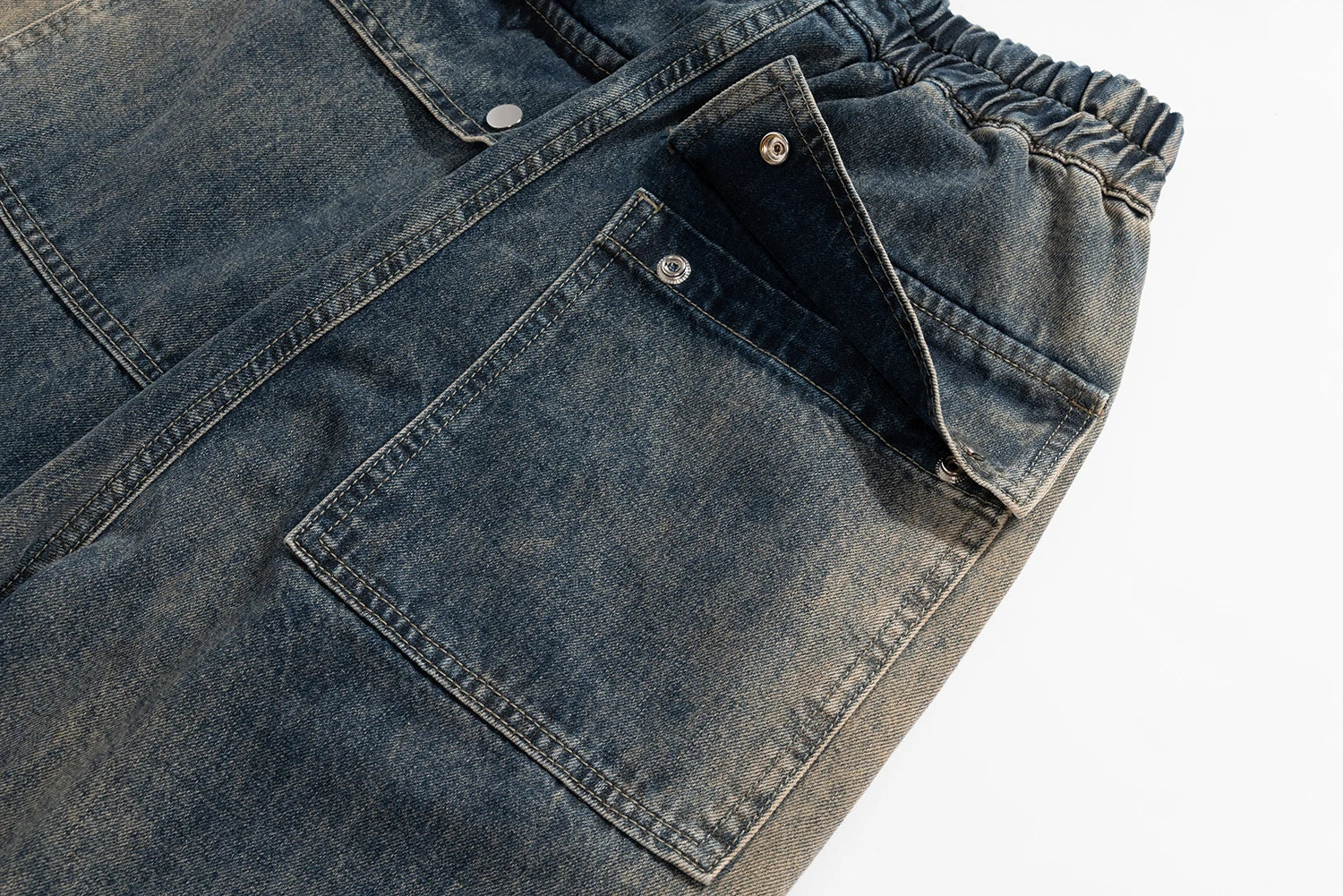 mens high street loose denim jeans casual straight retro washed jeans hip hop streetwear casual wide legs joggers baggy jeans unique joggers style 2876