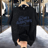 Trapwear Aesthetic piece – Mens T Shirt Shining Starry Sky Casual Interesting Printed T