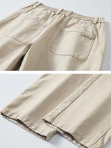 men fashion casual retro pure cotton straight elastic waist plus size loose denim jeans pants man cityboy streetwear trousers unique jeans style 2213