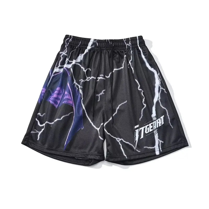 quick drying gym shorts 2024 mens basketball shorts sports short pants summer mesh breathable sweatpants high street shorts unique joggers style 4263