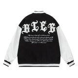mens embroidery baseball jackets and coats casual single button patchwork hip hop streetwear warm bomber jacket outerwear nan - variant style aa3d03 for streetwear fashion