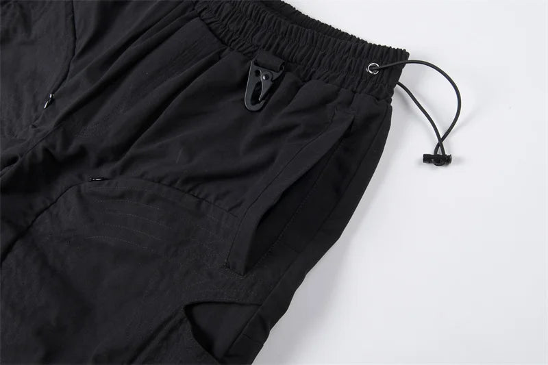 Whoisjacow High Quality 1:1 Men's Workwear hollowed out layered functional sports shorts
