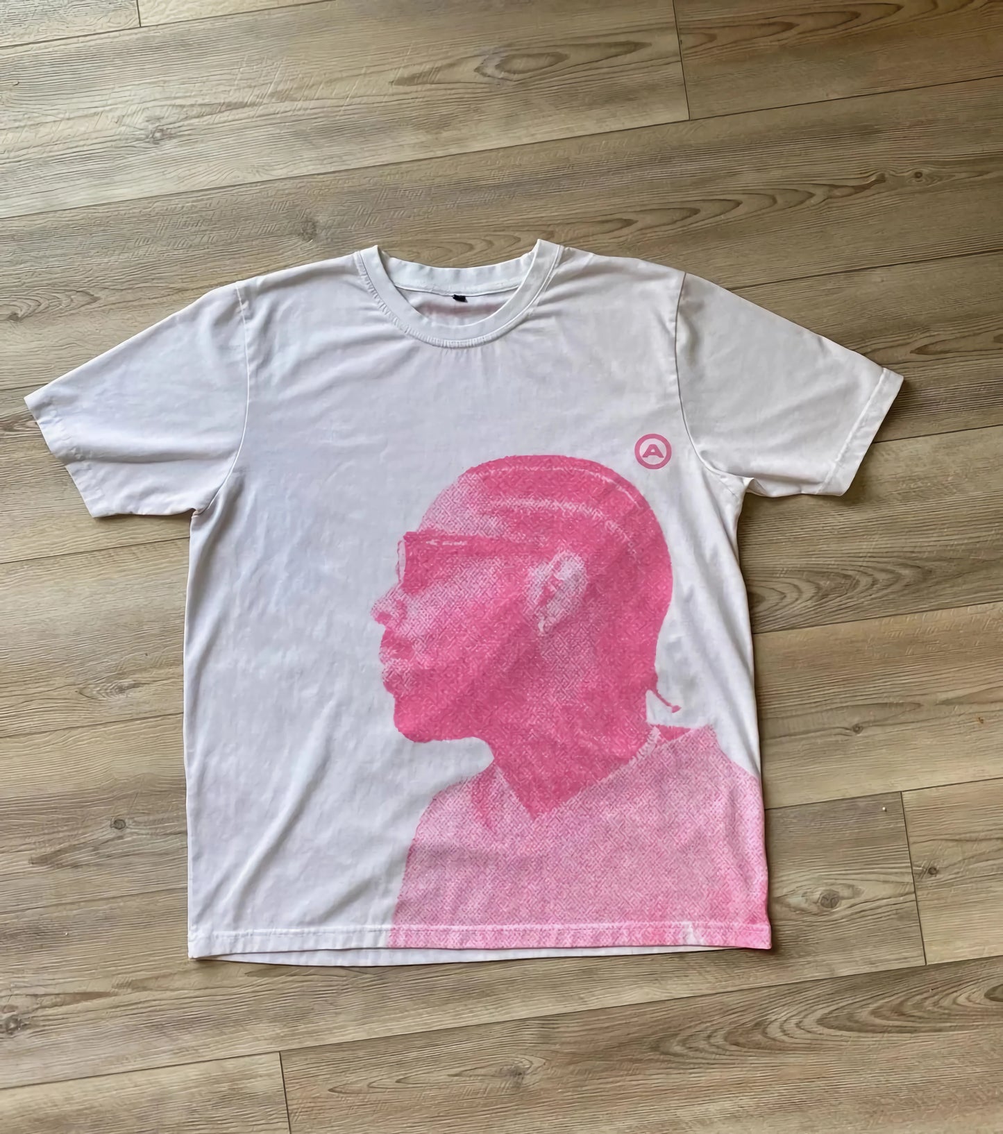 sadcore anime streetwear tee with broken manga panels and haze