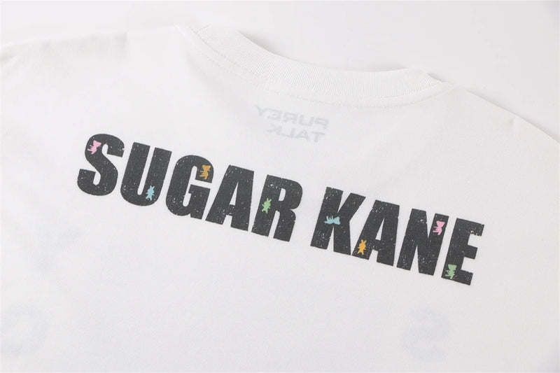 skatercore graphic tee featuring vintage summer pink rock bear cartoon distressed cotton casual t shirt tops