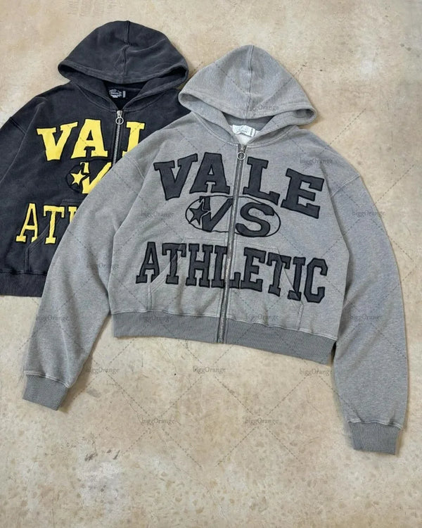 European And American Street Distressed Jackets Men Y2K Letter Print Z