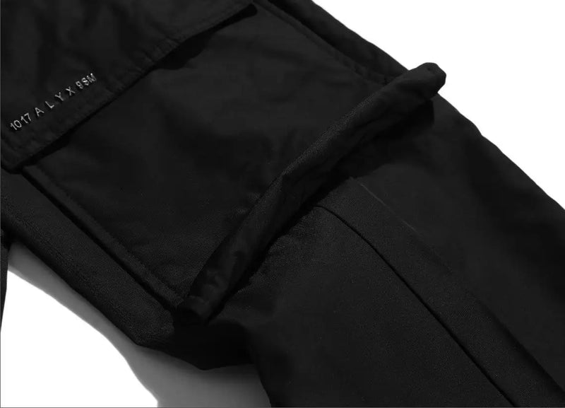 high new men 2023 classic alyx 1017 9sm zip up metal cargo comfortable cotton parkour sweat casual pants sweatpants tag 571 unique joggers style 4070