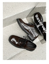 Commute Business Casual Derby Shoes Men Women Streetwear Fashion Hip Hop PU Leather Shoes Couple Shoe