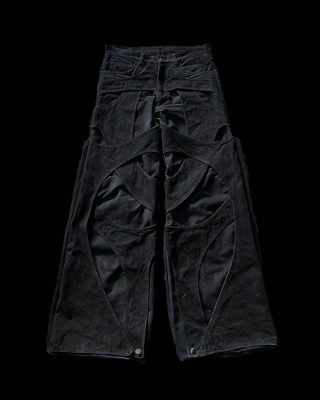 black ripped y2k baggy jeans harajuku hip hop high waist denim pants 2024 new gothic retro jeans for men wide leg streetwear unique jeans style 371