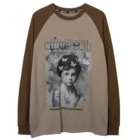 "Kickstarter" Unisex Men Women Streetwear Graphic Sweatshirt Daulet Apparel