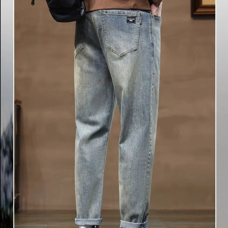 mens harajuku patchwork streetwear graphic print hip hop jeans novelties 2021 casual joggers cargo pants clothes for teenagers urban active pants